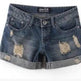 Torn Denim Shorts For Women - EX-STOCK Canada