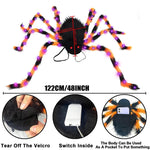 Halloween Spider Backpack Nine LED Modes Plush Sugar Bag - EX-STOCK Canada