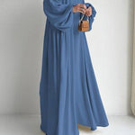 Middle East Muslim Women's Wear Plain Clothing Robe - EX-STOCK Canada