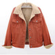Lamb Wool Thickened Plus Velvet Denim Jacket Women EX-STOCK Canada 
