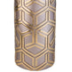 22 Tall Polyresin Decorative Vase, Weave Rose Gold Design EX-STOCK