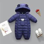 Infant Baby Puffer Hoodie Overall Romper Jumpsuit - EX-STOCK Canada