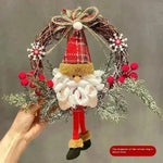Old Man Snowman Elk Vine Ring Christmas - EX-STOCK CANADA