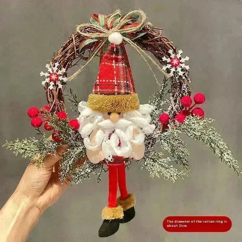 Old Man Snowman Elk Vine Ring Christmas - EX-STOCK CANADA