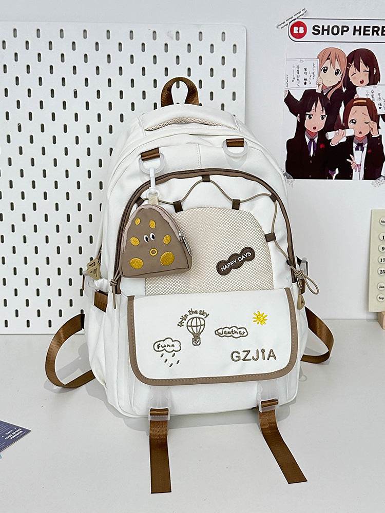 Contrast Colour School Bag – Spacious & Easy Carry - EX-STOCK Canada