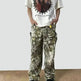 Loose Straight Tree Worn Looking Washed-out Camouflage Printed Cargo pant Men - EX-STOCK CANADA