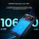 Phone with 10600mAh battery and 18W fast charging on a dark background