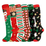 Compression Stockings Christmas Sports High Elastic Breathability - EX-STOCK CANADA