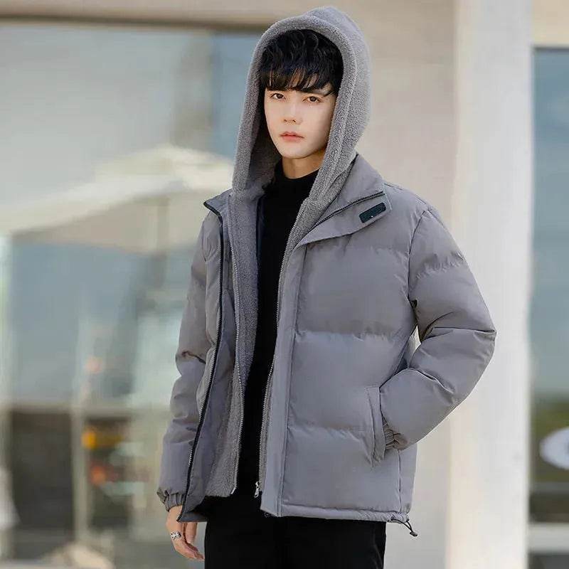 Polar Fleece Hooded Winter Rain Puffer Jacket for Men - EX-STOCK Canada