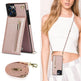 Samsung leather Crossbody Phone Case Card Holder Wallet leather case - EX-STOCK CANADA