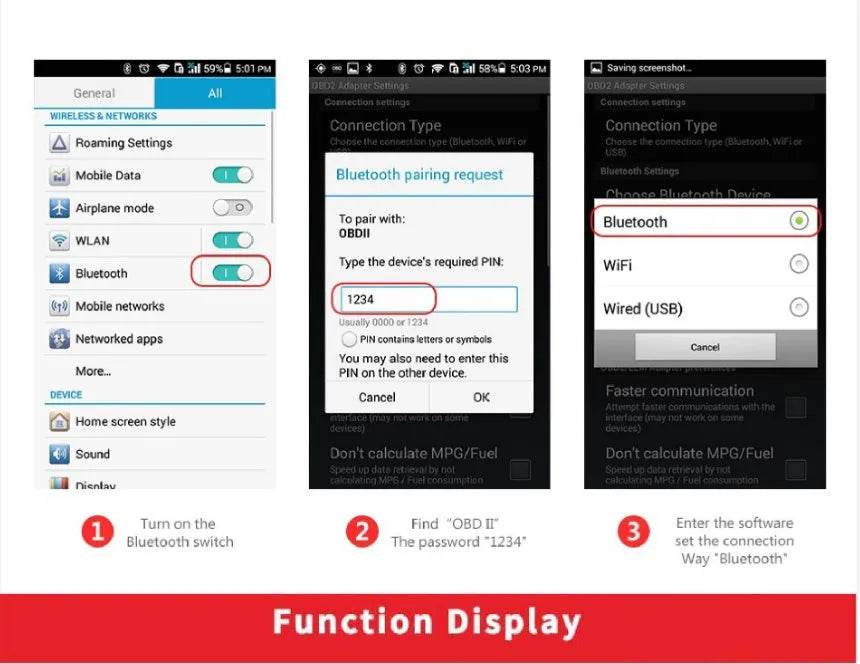 KONNWEI KW910 full protocol ELM327 OBD2 vehicle fault diagnostic Scanner detector tool - EX-STOCK Canada