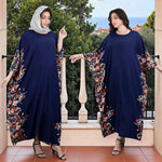 Middle East Muslim Women's Skirt Arab Floral Loose Robe - EX-STOCK Canada