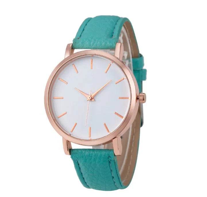 Unisex Leather quartz watch - EX-STOCK Canada