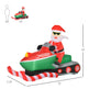 5.2ft Christmas Inflatable Santa Claus With Snowmobile, LED Lighted For Home Indoor Outdoor Garden Lawn Decoration Party Prop EX-STOCK Canada 