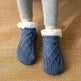 Winter Knitted Plush Floor Socks Home Warm Non-slip Carpet Socks Women - EX-STOCK CANADA