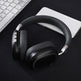 Dark Black wireless over-ear headphones with Bluetooth 5.3