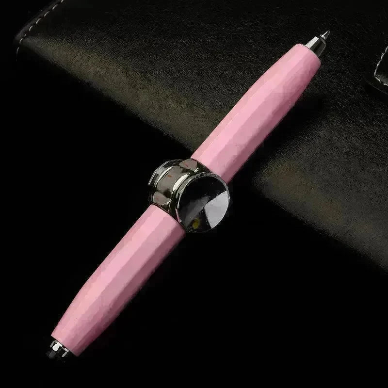 Creative Multi-Function LED Pen Spinning Decompression Gyro Metal Ballpoint Pen Fashion Office School Supplies Writing Pens - EX-STOCK CANADA