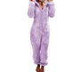 Women Polar Bear Winter hooded pajamas Jumpsuit Lounge wear Sleep wear - EX-STOCK Canada