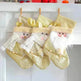 Santa Snowman Gold Christmas Stockings Pendant Candy Bag - EX-STOCK CANADA