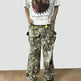 Loose Straight Tree Worn Looking Washed-out Camouflage Printed Cargo pant Men - EX-STOCK CANADA