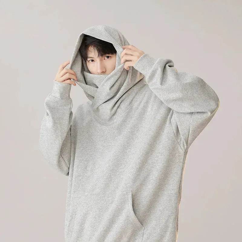 Autumn Winter Oversized Turtleneck Hoodie Pullover for mens - EX-STOCK Canada