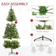 7 FT Christmas Tree Artificial Pine Tree Christmas Decoration 505 Branches Green EX-STOCK Canada 