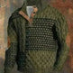 Half button Sweatshirt Men's Winter 3d Digital Printing Pullover Crew neck - EX-STOCK CANADA