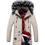 Fur Collar Hoodie Winter Parka Jacket for men - EX-STOCK Canada