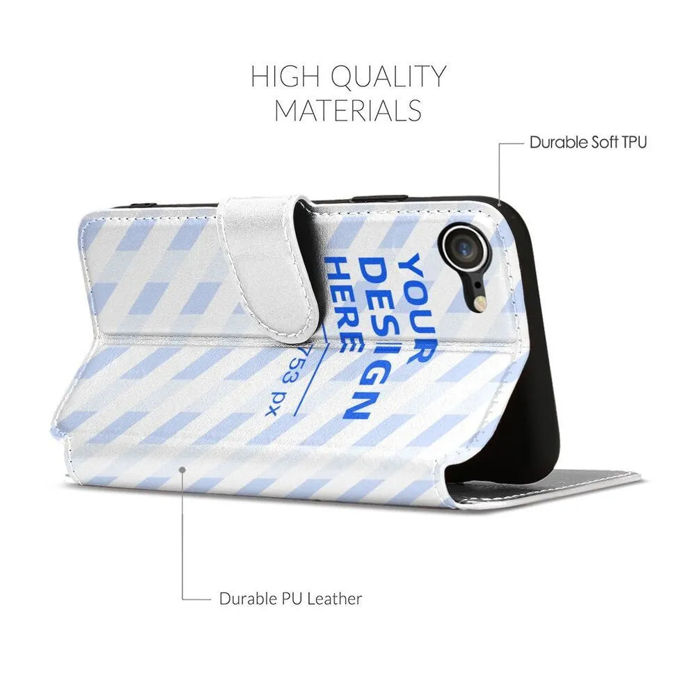 Soft TPU Custom Phone case Flip Card Holder iphone case - EX-STOCK CANADA