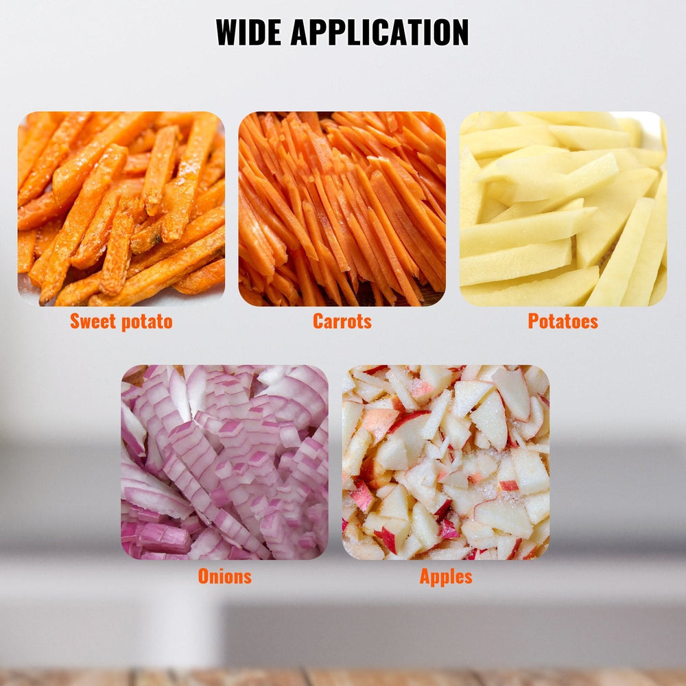 Blade Heavy Duty Professional Food Dicer Kattex French Fry Cutter Onion Slicer Stainless Steel For Tomato Peppers Potato Mushroom EX-STOCK