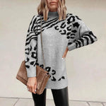 Ladies Autumn Winter Woolen Turtleneck Sweater Tunic top for leggings - EX-STOCK Canada