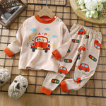 Unisex Children's Two piece Sleepwear Cotton Autumn Clothes Long Johns Pajamas for Kids - EX-STOCK Canada