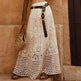 Spring Summer Crochet Lace Patchwork A- Line Beach Skirt Holiday Style Hollow-out flared flowy Maxi Skirt - EX-STOCK Canada