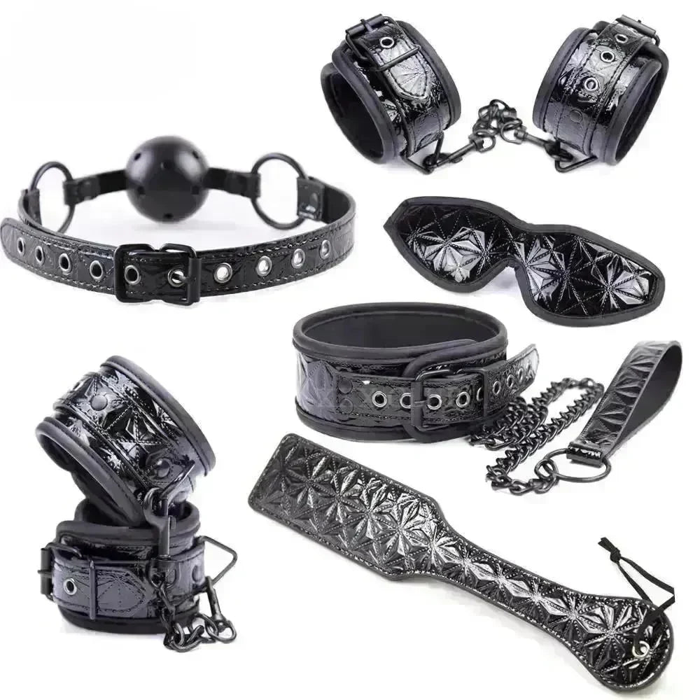 Handcuff Iron Pipe Set For Women's Erotic Play Women BDSM Complete Bondage set Kit - EX-STOCK CANADA