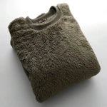 Autumn And Winter Plush Fuzzy Crewneck Pullover top for male - EX-STOCK Canada