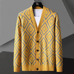 Slim fit High-end Knitted Cardigan Sweater For Men - EX-STOCK Canada