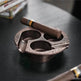 Three-slot Retro Metal Easy-to-clean Cigar Ashtray - EX-STOCK Canada