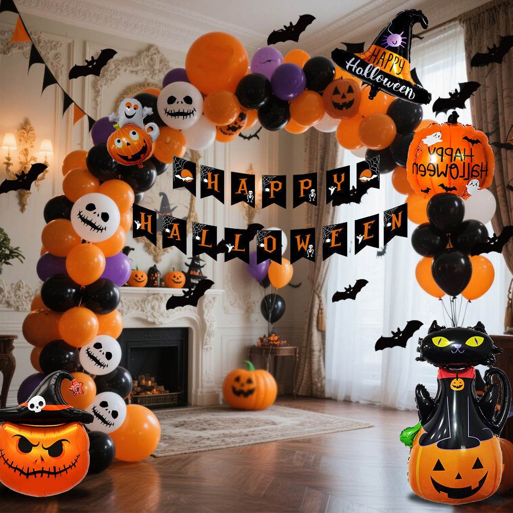 Halloween Hanging Flag Balloon Set Party Decoration Supplies - EX-STOCK Canada
