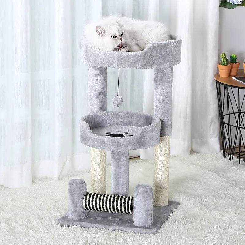 Cat Litter, Cat Tree, All-season General Purpose, Sisal Grinding Claw Toy Cat Supplies - EX-STOCK Canada