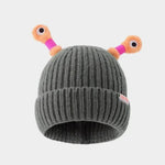 New Cute Luminous Fall Winter Warm Ear Protection Wool Cartoon All-matching Knitted Beanie Hat - EX-STOCK Canada