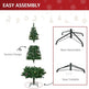 6ft Green Christmas Tree Artificial Xmas Holidays Party With Decoration Ornament EX-STOCK Canada 
