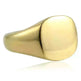 European And American Style Minimalist Titanium Steel Smooth Seal Ring for Men and Women - EX-STOCK CANADA