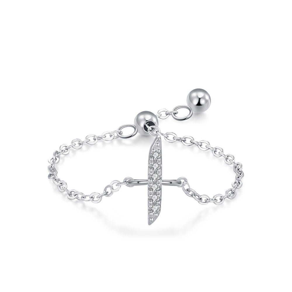 S925 Sterling Silver Niche Style Arabic Letters Pull-out Chain All-match Stackable EX-STOCK Canada 