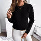 Pullover Round Neck Long Sleeves Knitwear Cashmere sweater Top women - EX-STOCK Canada