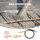 Handheld Concrete Vibrator, 800W Electric Vibrator 13000 VPM, Electric Concrete Vibrating Tool With 6.6ft  2m Shaft Rod, Portable Pencil Cement Vibrator Remove Air Bubble And Mix Concrete EX-STOCK