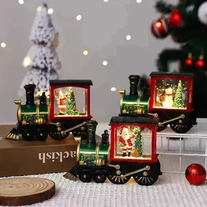 Christmas Gift Train Decoration Small Night Lamp - EX-STOCK CANADA