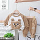 Neutral Cartoon Autumn Clothes Suit Western Style Neutral two piece for kids - EX-STOCK Canada