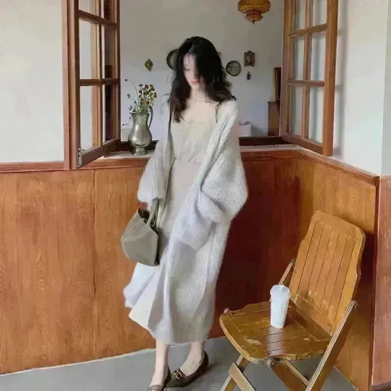 New Style Women Autumn Winter Fleece Long Kimono Sweater Jacket coat - EX-STOCK CANADA