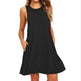 Casual Summer dress Women Pocket Dress Ladies beach mini dress - EX-STOCK Canada