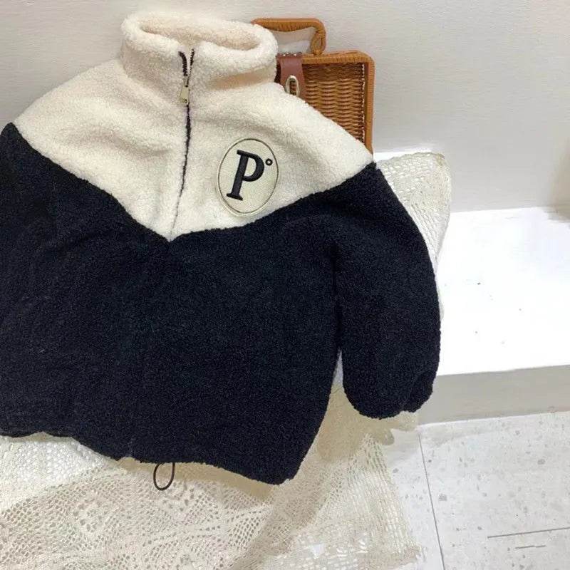 Plus Fleece Coat Loose Thickened Warm Cotton Clothing For Boys And Girls - EX-STOCK Canada